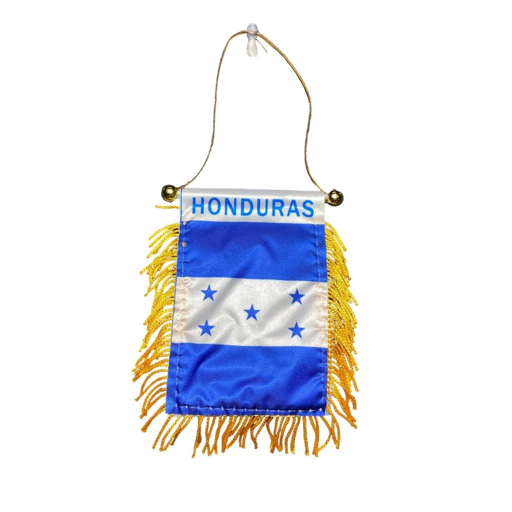 Honduras Flag, Mini Banner, Car Mirror, Window Flag